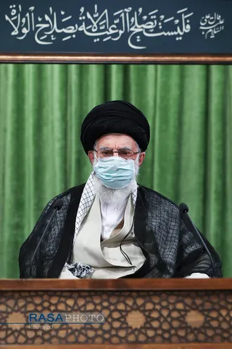 ارتباط تصویری نمایندگان مجلس شورای اسلامی با رهبر انقلاب اسلامی