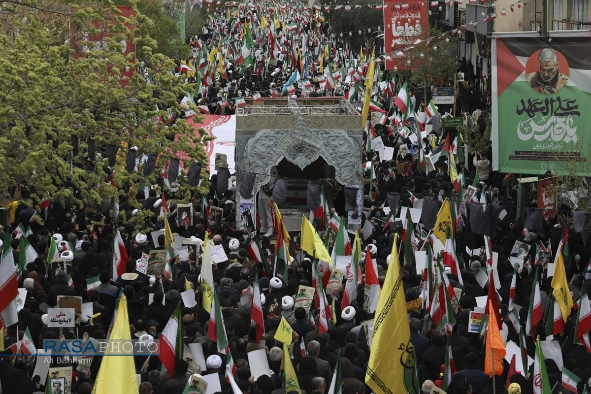 راهپیمایی تاریخی مردم در روز قدس ۱۴۰۴ در قم
