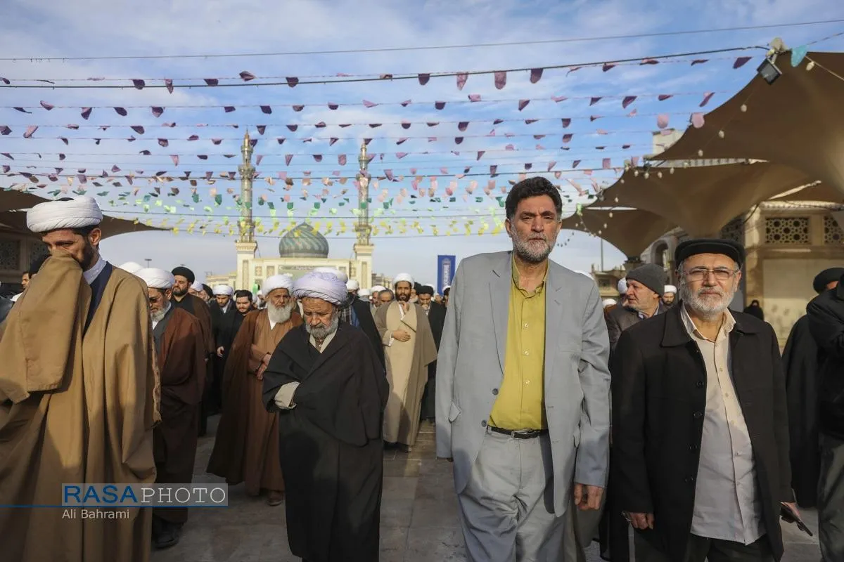 تشییع پیکر آیت الله سیدهادی حسینی سیستانی برادر حضرت آیت&zwnj;الله سید علی سیستانی