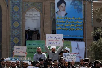 تجمع بزرگ علما، اساتید و طلاب حوزه علمیه قم با عنوان "جهاد بزرگ برای ساختن ایران اسلامی بزرگ"