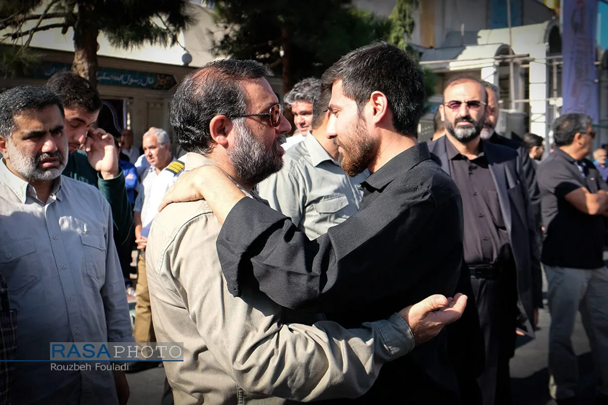 تشییع شهید خلبان &laquo;مجید فتحی نژاد&raquo; در تهران