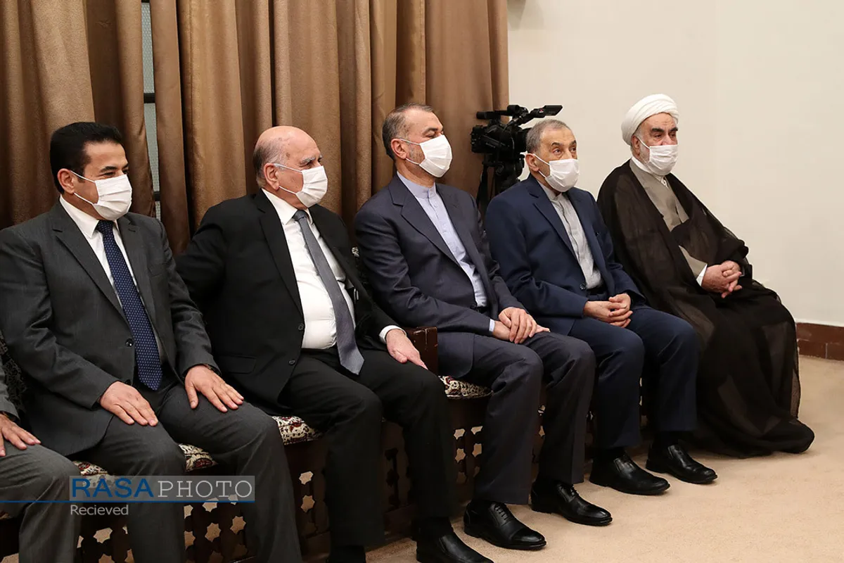 دیدار رئیس جمهور عراق با مقام معظم رهبری