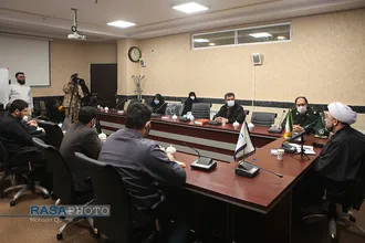 نشست خبری سازمان بسیج اساتید استان قم به&zwnj;مناسبت دهه بصیرت