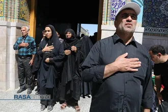 حرم حضرت امام علی بن موسی الرضا (علیه&zwnj;السلام) در روز شهادت