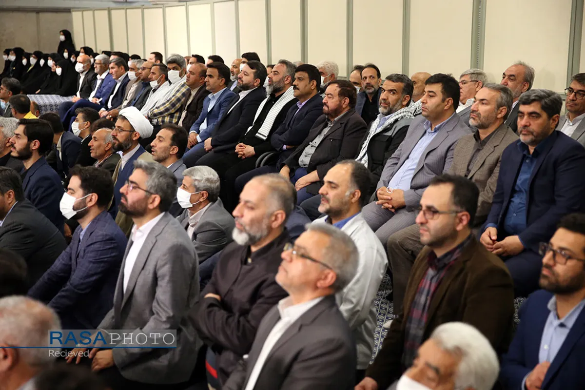 دیدار کارگران با مقام معظم رهبری