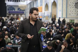 مراسم احیاء شب ۱۹ ماه مبارک رمضان در مسجد مقدس جمکران
