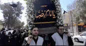 کاروان عزای خادمیاران رضوی در کاشان