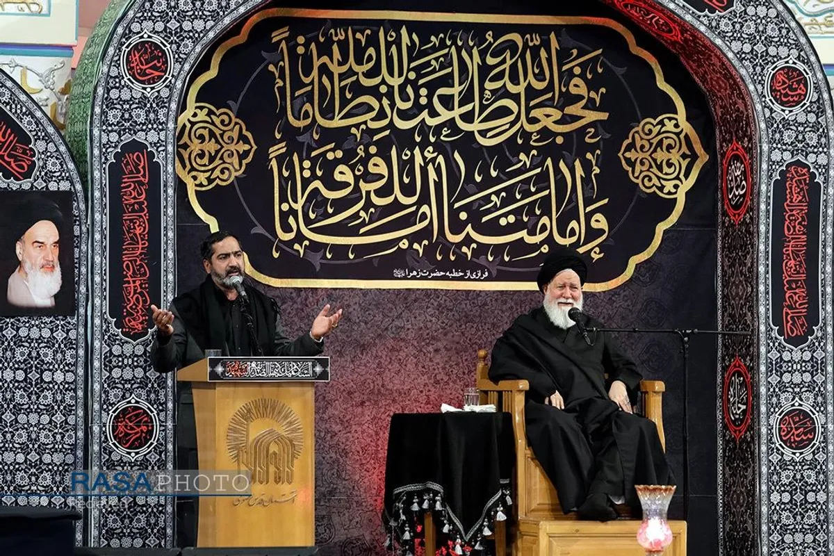 عزاداری روز شهادت حضرت صدیقه کبری (سلام&zwnj;الله&zwnj;علیها) در حرم مطهر رضوی