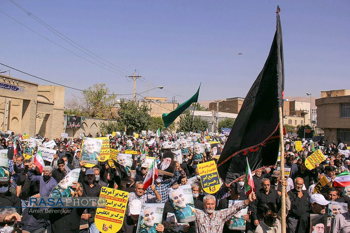 راهپیمایی &laquo;امت رسول الله&raquo; در شیراز&lrm;&lrm;