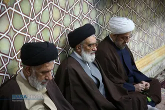 مراسم بزرگداشت آیت&zwnj;الله مصباح یزدی در حرم کریمه اهل&zwnj;بیت (س)