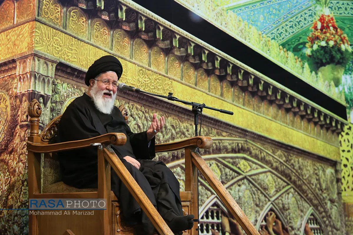 آیت الله علم الهدی نماینده ولی فقیه در استان خراسان رضوی | مراسم عزاداری دهه سوم ماه سفر در حسینیه آیت الله شاهرودی در مشهد