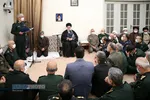 دیدار جمعی از فرماندهان ارشد نیرو&zwnj;های مسلح با فرمانده کل قوا