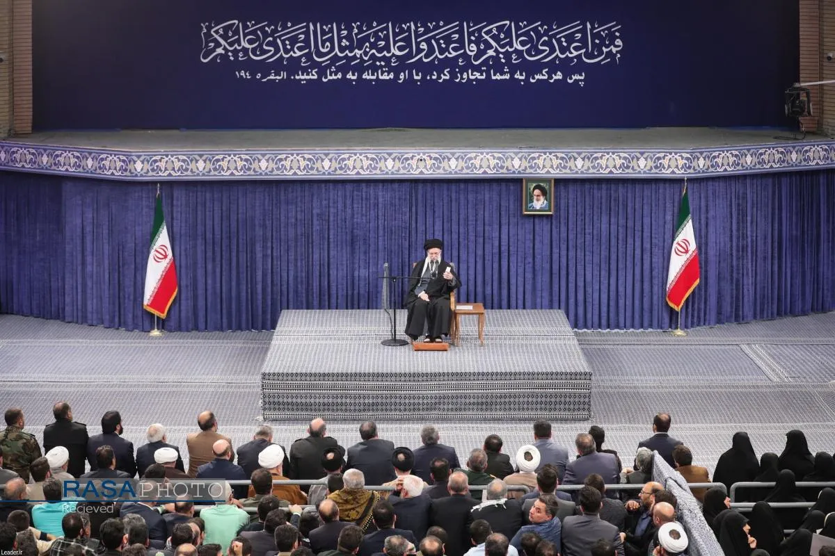 دیدار مردم آذربایجان شرقی با رهبر معظم انقلاب