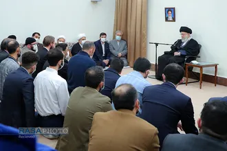 دیدار اعضای اتحادیه انجمن&zwnj;های اسلامی دانشجویان در اروپا با رهبر انقلاب