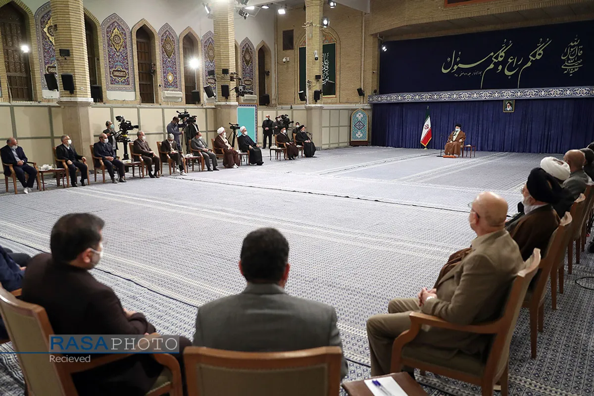 دیدار رئیس و اعضای شورای عالی انقلاب فرهنگی با رهبر معظم انقلاب