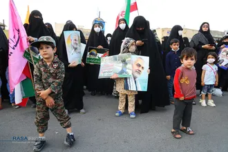 قم | جشن پیروزی&zwnj; جبهه مقاومت در نبرد غزه