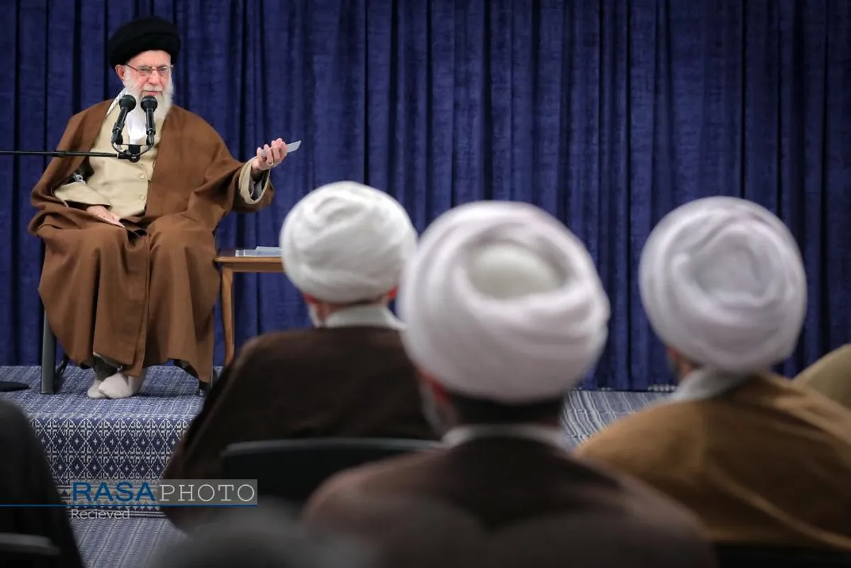 دیدار اعضای ستاد برگزاری کنگره بین&zwnj;المللی بزرگداشت علامه طباطبائی با رهبر انقلاب