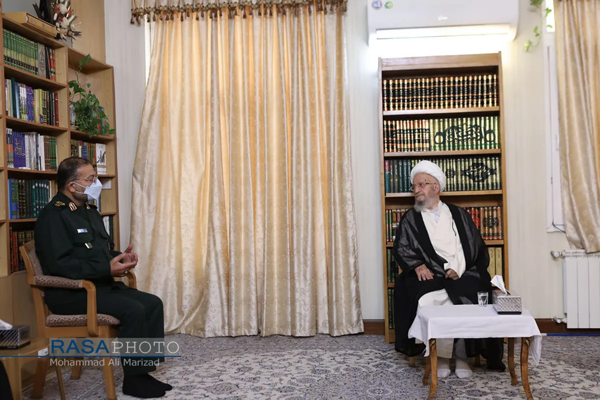 دیدار رئیس سازمان بسیج مستضعفین با مراجع تقلید و علما در قم