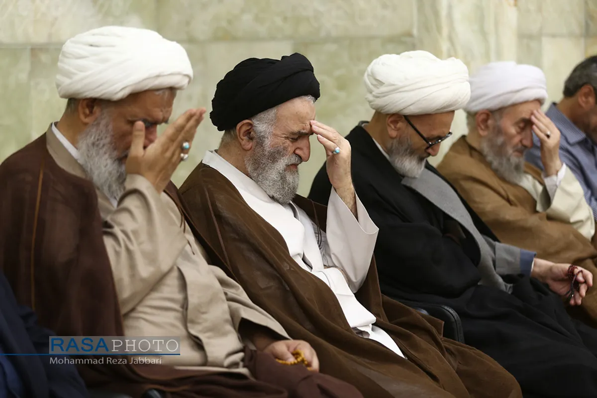 مراسم ختم آیت الله فاطمی&zwnj;نیا در مسجد اعظم قم