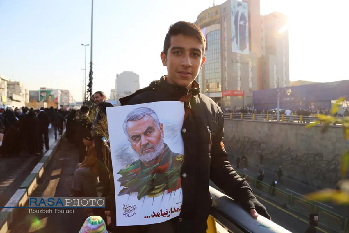 تشییع باشکوه سپهبد شهید حاج قاسم سلیمانی در تهران