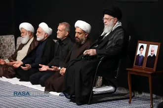 مراسم عزاداری شام غریبان حسینی (علیه&zwnj;السلام) در حسینیه امام خمینی (ره)