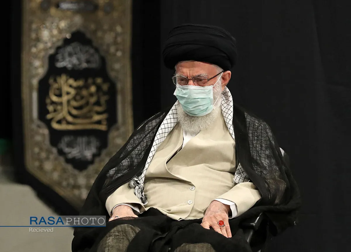 مراسم عزاداری شهادت امام رضا (ع) با حضور مقام معظم رهبری