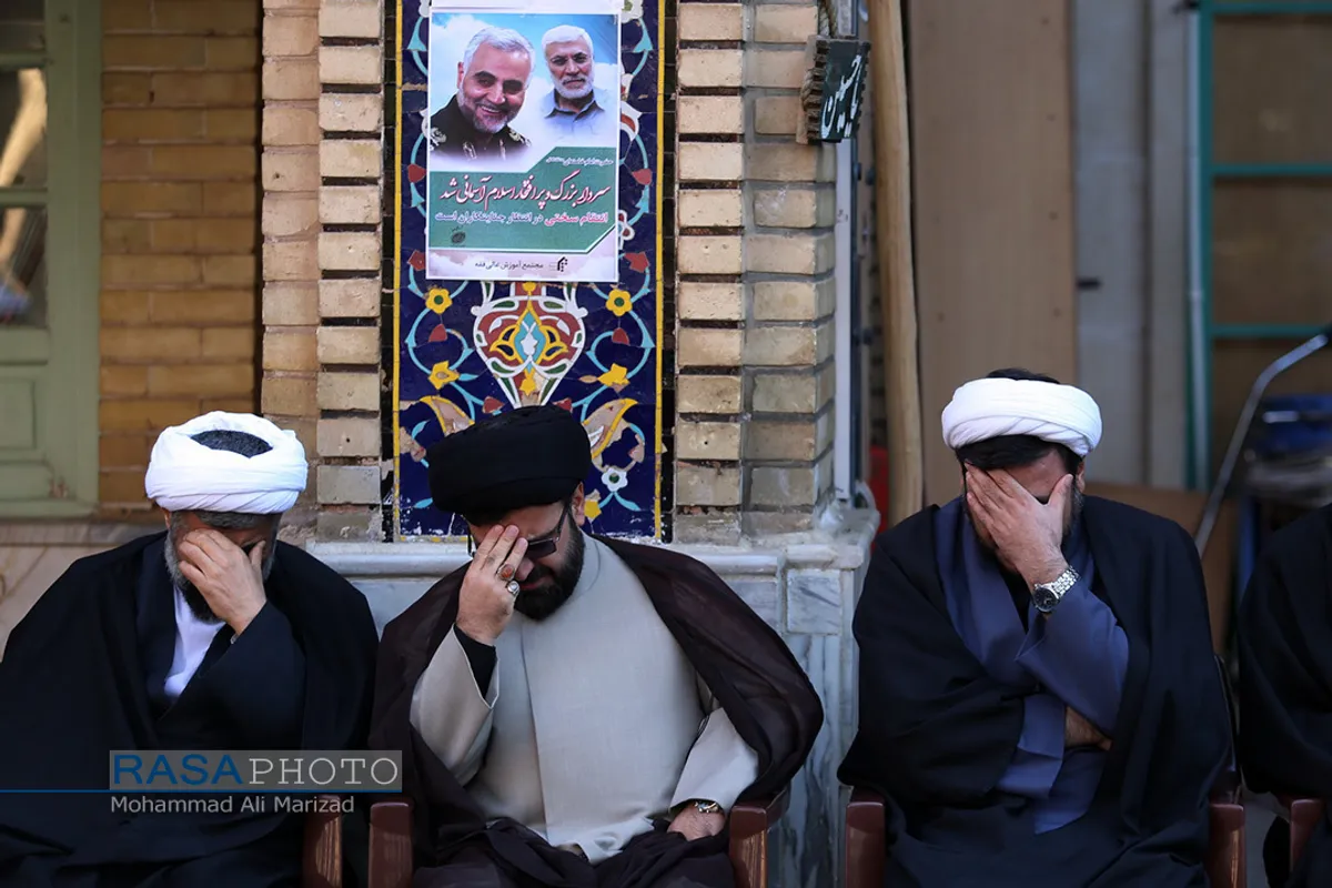 تجمع طلاب المصطفی درپی شهادت سپهبد شهید حاج قاسم سلیمانی