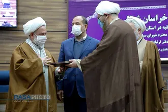 آیین تکریم و معارفه نماینده ولی فقیه در خراسان شمالی&lrm;