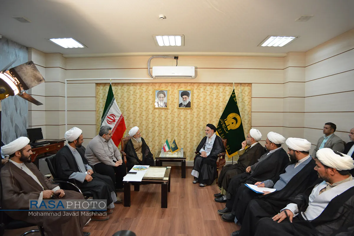 دیدار مدیر حوزه علمیه خراسان با آیت الله جوادی آملی&lrm;