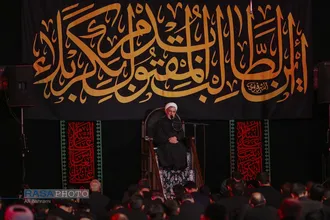 عزاداری شب ششم محرم در هیئت رزمندگان اسلام قم