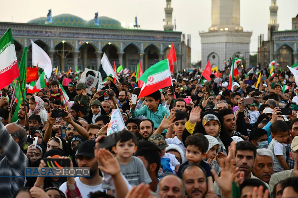 اجتماع عظیم سلام فرمانده در مسجد مقدس جمکران