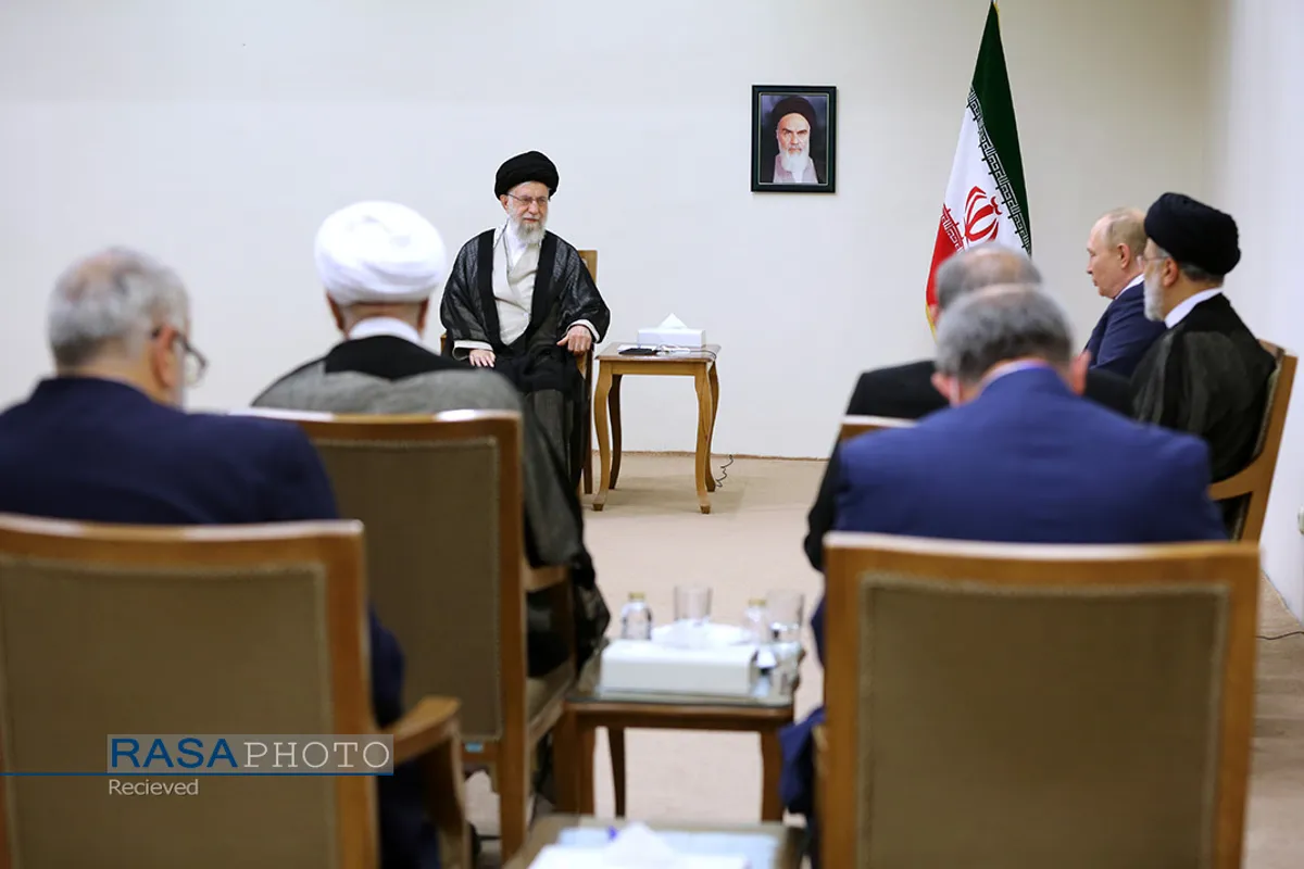 دیدار رئیس&zwnj;جمهور روسیه با مقام معظم رهبری