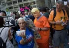 Anti-Trump protesters gather in NYC ahead of UN General Assembly