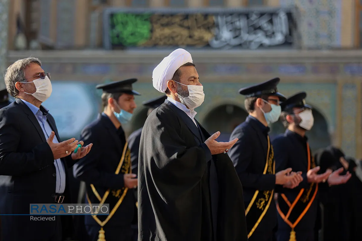 خطبه&zwnj;خوانی خادمان حرم کریمه اهل&zwnj;بیت (س) در روز شهادت امام موسی کاظم (ع)