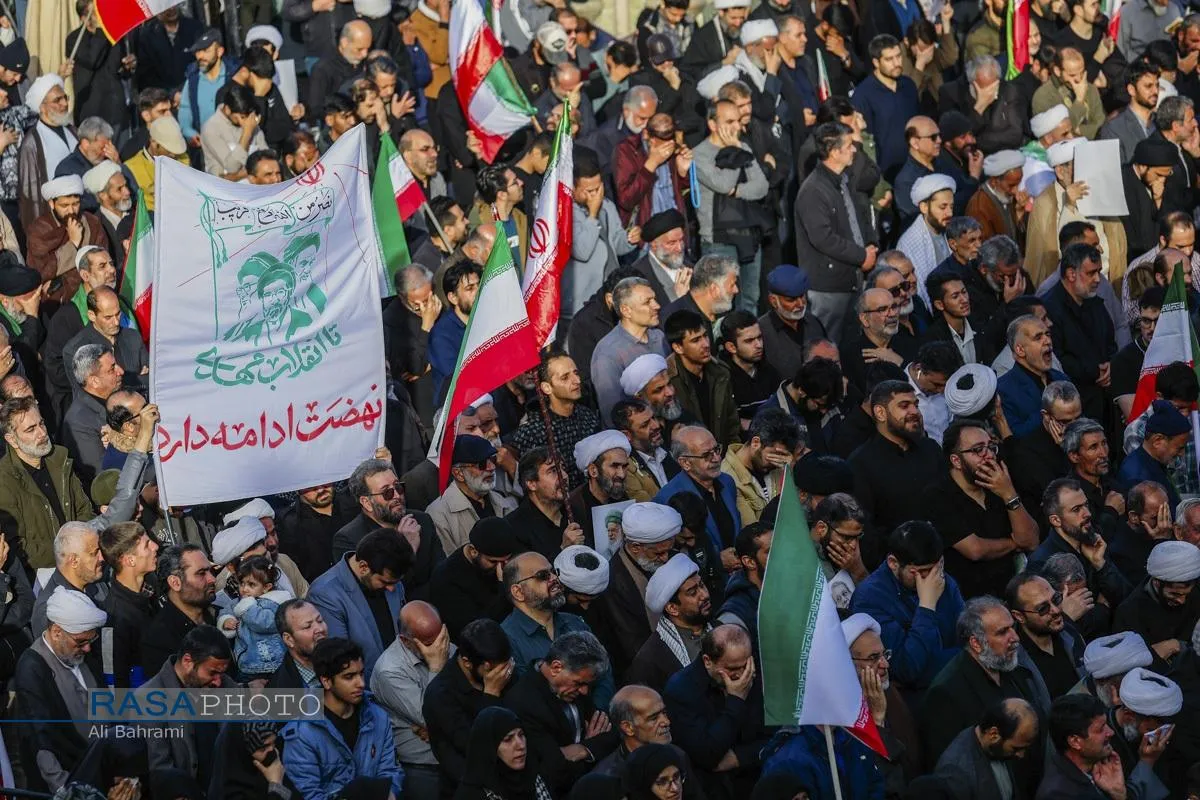 تشییع شهید دکتر علی لاریجانی در قم