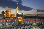 حال و هوای حرم مطهر رضوی در شب شهادت حضرت امام کاظم (علیه&zwnj;السلام)