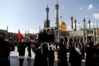 حرم کریمه اهلبیت (س) در روز شهادت حضرت زهرا (سلام&zwnj;الله&zwnj;علیها)