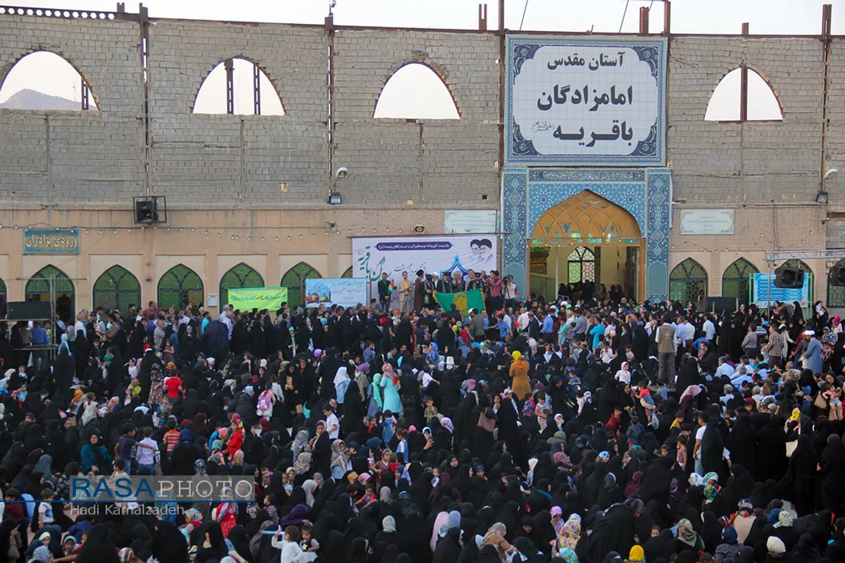 ورود کاروان زیر سایه خورشید خادمان آستان قدس رضوی به بیرجند