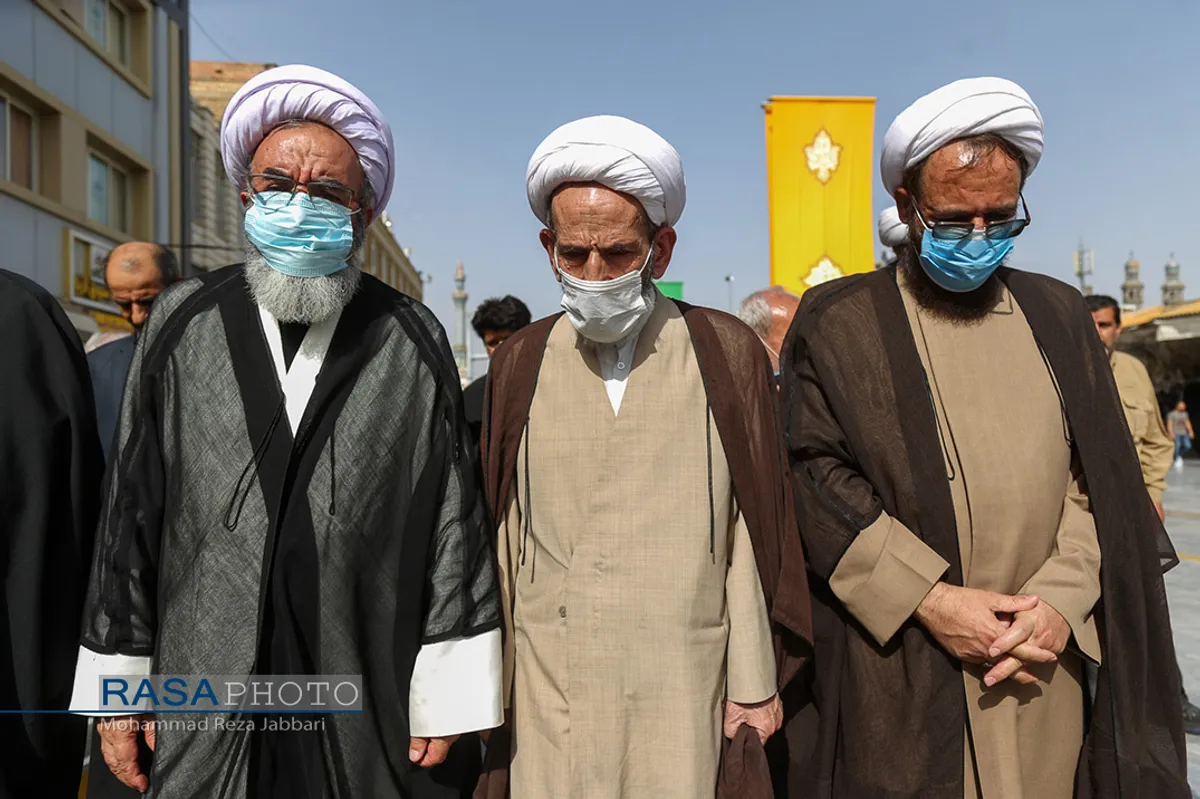 مراسم تشییع آیت الله فیضی