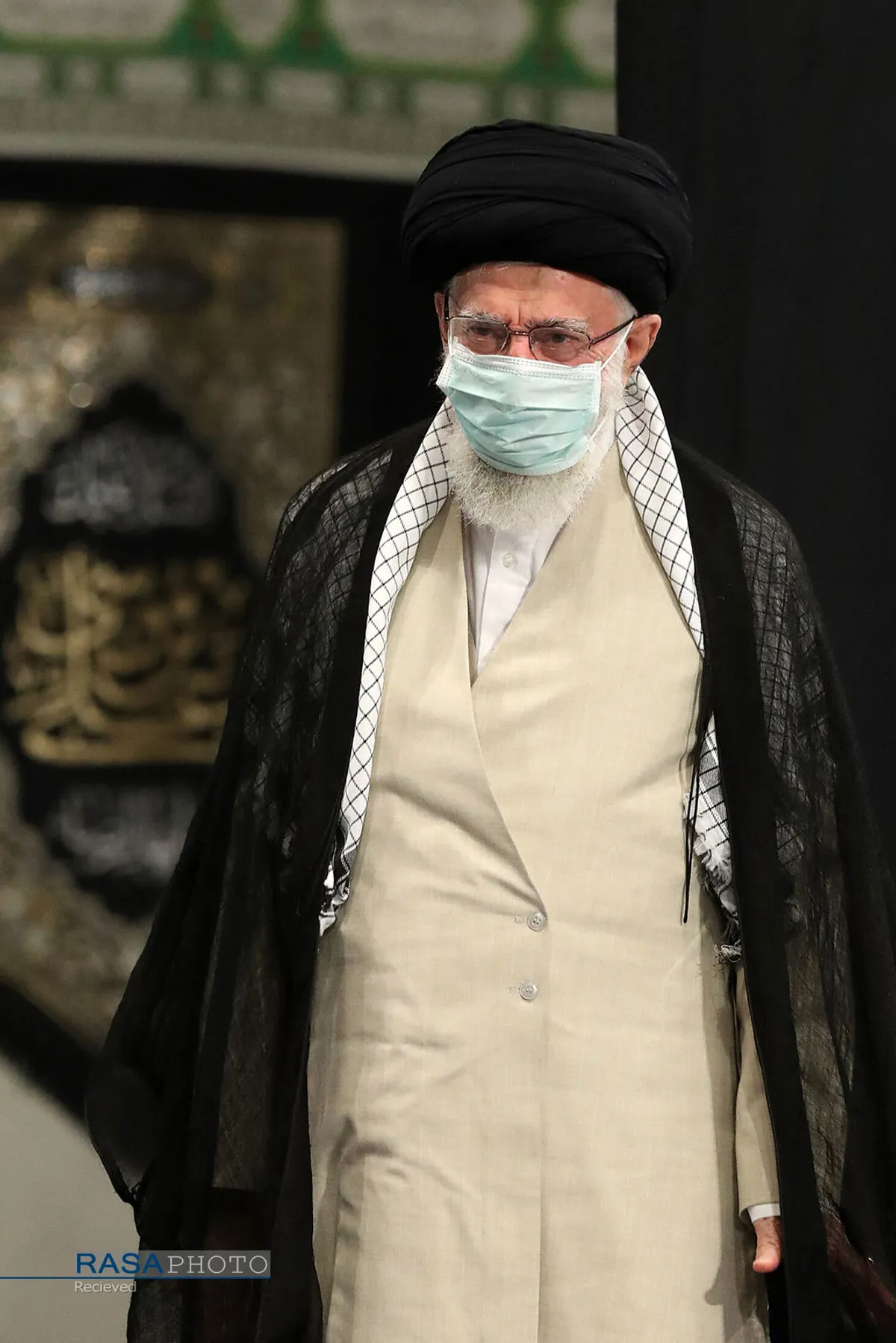 مراسم عزاداری شهادت امام رضا (ع) با حضور مقام معظم رهبری