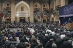 عزاداری روز عاشورای حسینی در مدرسه دو درب حرم مطهر رضوی