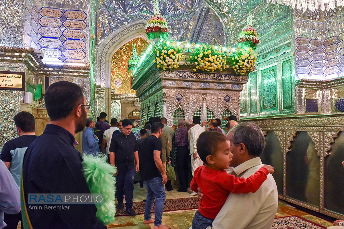 شیراز&lrm;&lrm; | جشن میلاد حضرت امام رضا (ع) در حرم مطهر حضرت احمدبن موسی (ع)