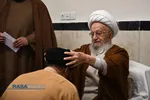 جشن عمامه&zwnj;گذاری طلاب در روز میلاد حضرت بقیة الله الاعظم (عج)
