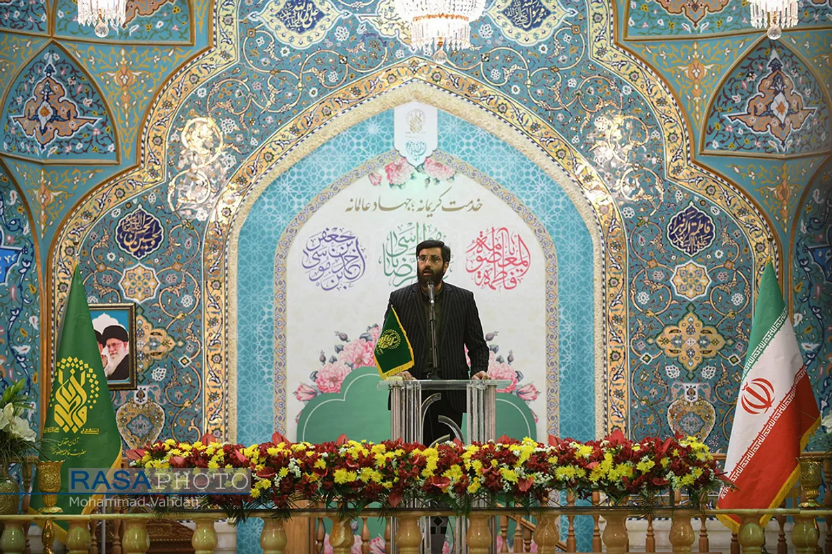 آیین خطبه&zwnj;خوانی آغاز دهه کرامت در حرم حضرت فاطمه معصومه (سلام الله علیها)