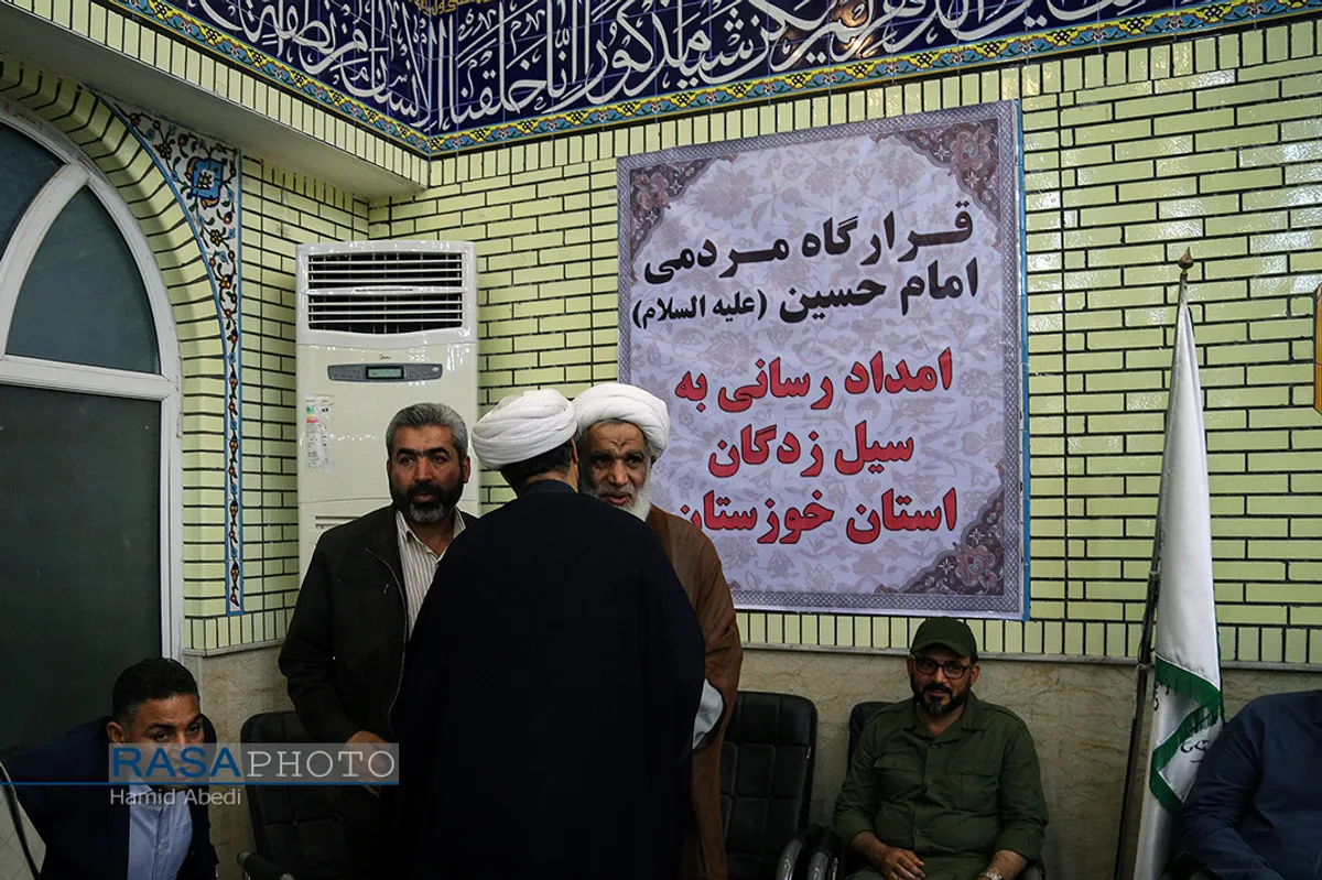 حضور آیت الله کعبی در جمع مجاهدان عراقی گروه النجباء