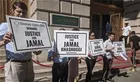 Protesters Demand Justice for Khashoggi Outside MbS Charity Event in US