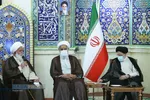 دیدار جمعی از علما و شخصیت&zwnj;های حوزوی با رئیس جمهور