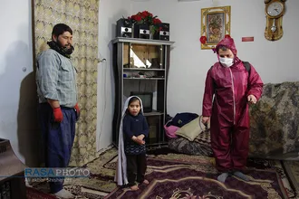 ضدعفونی روستا&zwnj;های اطراف مشهد توسط گروه&zwnj;ها جهادی سردار سپهبد شهید حاج قاسم سلیمانی