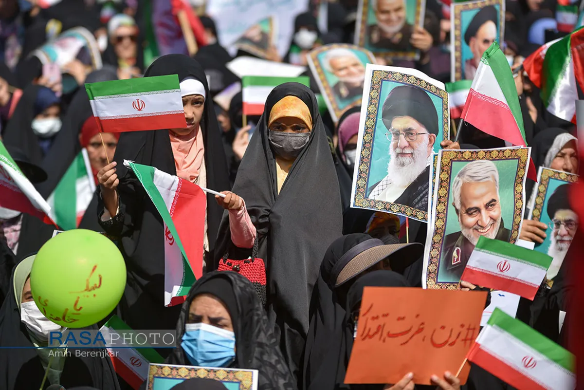 راهپیمایی "بانوان فاطمی" در شیراز