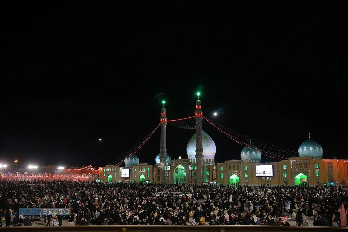 احیا شب ۲۱ ماه مبارک رمضان در مسجد مقدس جمکران